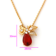 Chine en gros Xuping 18k plaqué or luxe longue femme collier